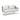 Rowan - Rope Barrel Back Patio Conversation Loveseat Sofa - Optic White