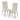 Captiva - Dining Side Chair With Upholstery (Set of 2) - Cream