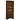 Stigham - Bookcase With 2 Door Cabinet, Adjustable Shelves, Cable Management - Oak