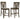 Maxine - Upholstered Counter Height Dining Side Chair (Set of 2) - Brown