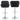 Adjustable Bar Stool With Height-Adjustable Base (Set of 2)