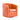 Wilmore - Elegant Swivel Barrel Chair - Orange