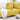 Mid-Century Modern Fabric Corner Lounge Chair, Upholstered Indoor Chaise Lounge For Bedroom, Office, Small Living Room & Apartment - Yellow