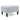 Contemporary Ottoman Footstool With Tufted Upholstery - Light Gray