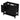 36" Bathroom Vanity Base With 2 Cabinet And 3 Drawers - Black