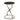 Hourglass - Accent Table - Bronze / Black