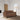 Dania - Upholstered Crescent Loveseat With Curved Tufted Arms - Rust