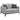 Saba - Cushion Back Loveseat With Pillow Top Arms - Light Gray