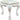 Dresden II - Vanity Stool - Bone White