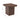 Padula - Large End Table - Brown Oak