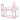 Twin Over Twin Castle Bunk Bed With Ladder - Pink