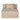 Convertible Floor Sofa Bed With Fixed Shape Frame For Living Room - Beige