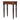 Turned Leg Writing Desk - Chestnut