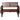 Rustic Country 2 Person Wooden Wagon Wheel Bench With Slatted Seat And Backrest - Brown