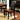 Dining Side Chairs (Set of 2) - Black / Oak
