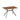 Modern Minimalist Style Dining Table MDF Wooden Top Metal Shelf Metal Heat Transfer Legs Leveling Feet For Dining Room Kitchen Office Table - Walnut / Black