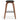 Larsen - Saddle Bar Stool (Set of 2) - Black