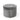 Elegant Round Ottoman Footstool With Studded Rim
