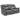 Carmen - Cool Motion Loveseat With Storage, With Reclining Function And Built In Storage - Gray