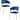 Accent Armchair For Home (Set of 2) - Blue