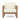 Outdoor Club Chair With Cushion And A Shape Legs - Beige
