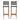 Outdoor Folding Acacia Wood Barstools With Rattan Backrest And Seat