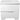 2 Drawer Nightstand, Bedside Table - White