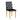 Dining Chairs With Ergonomic Buckle Backrest, Comfortable & Textured For Home (Set of 4) - Black / Gold