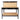 Wood Work Bench - Black / Light Brown