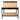 Wood Work Bench - Black / Light Brown