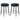 Stylish Design Counter Stools (Set of 2)