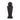 35.5" Tall Column Fountain With LED Lights, Retro Outdoor Decor, Weather Resistant Feature - Dark Brown