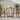 Outdoor Circular Wood Bistro Table With Curved Legs And Slat Panel Table Top - Teak