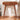 Mini Dressing Table With Foldable Mirror - Caramel