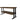 Media Console Table With One Shelf To Your Home Decor - Natural / Black