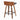 Maya - Mid Century Modern Fixed Height Counter Stool With Swivel And Square Footrest (Set of 2)