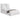 Corwyn - Queen Upholstered Panel Bed With Headboard Pillows - White