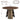 Round Dining Table - Reddish Brown / Walnut