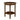Philippe - Round End Table With Shelf - Brown