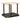 Avalon - End Table - Bronze Metal Frame With Travertine & Espresso