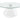 Chara - Clear Glass High Gloss Coffee Table - White