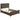 Queen Storage Bed With Platform Design And Drawer Storage - Brown