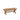 The Bench With Water Hyacinth Seat And Mahogany Base - Brown
