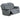 Modern Loveseat With Pillow Arms, Plush Backrest, Horizontal Tufting, USB Port