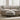 Upendo - Pattern Linen Sofa With 2 Toss Pillows - Beige