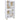Geilys - 8 Shelf Bookcase With Arch Details - White