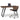 Lowry - Flat Top Desk - Rustic Natural Aged Brown