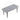 70.87" Modern Artificial Stone Curved Black Metal Leg Dining Table, Can Accommodate 6-8 People - Gray