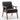 Accent Chair, Classic, Mid Century Modern For Extra Seating - Black