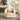Colt - Fur Swivel Upholstered Barrel Accent Arm Chair - Cream Beige